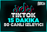 ⭐[15 DAKİKA] TİKTOK 50 CANLI İZLEYİCİ⭐