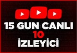 ⭐15 GÜN Youtube 10 CANLI İZLEYİCİ ⭐