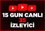 ⭐15 GÜN Youtube 35 CANLI İZLEYİCİ ⭐