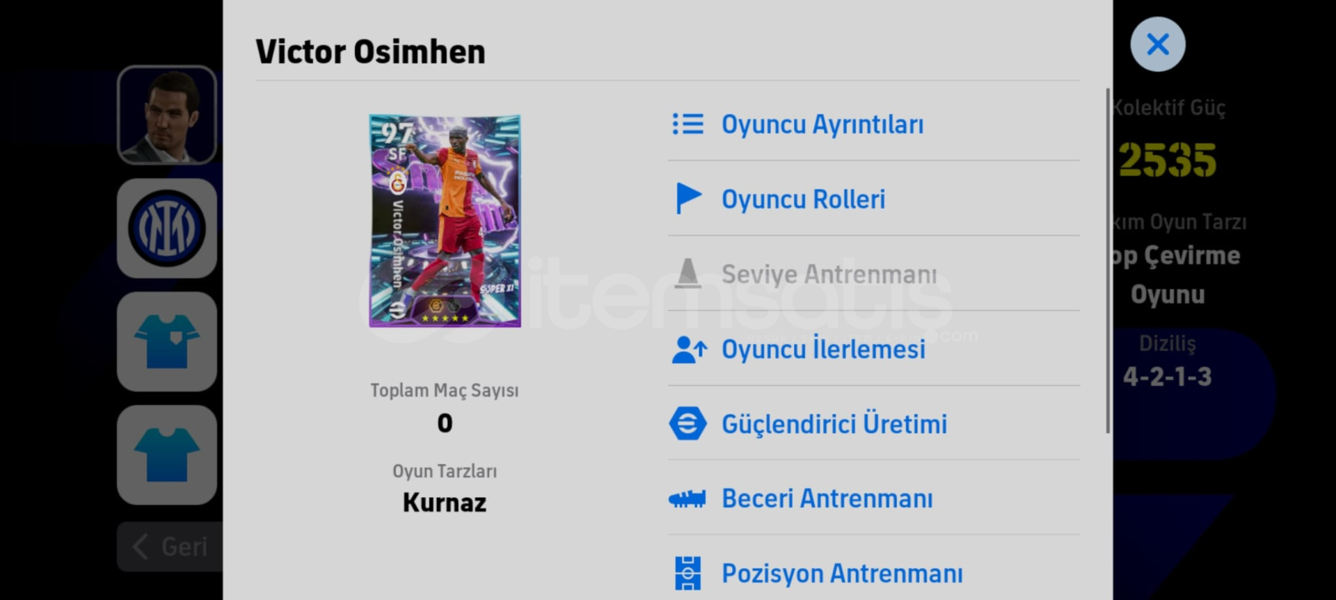 10 LİRAYA OSİMHENLİ VEYA RAFALI KASMALIKHESAP! 10 LİRAYA OSİMHENLİ VEYA RAFALI KASMALIKHESAP!