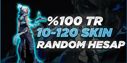 ⭐15 TL'ye EFSANE 10-120 Skinli Valorant Hesap⭐