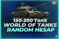 150-200 Tank Garantili Random Hesap