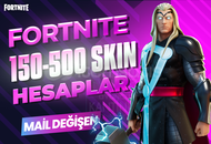 150-500 SKIN V.I.P MAİL DEĞİŞEN FORTNITE HESAP