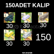 150 ADET KALIP 150 ADET KALIP