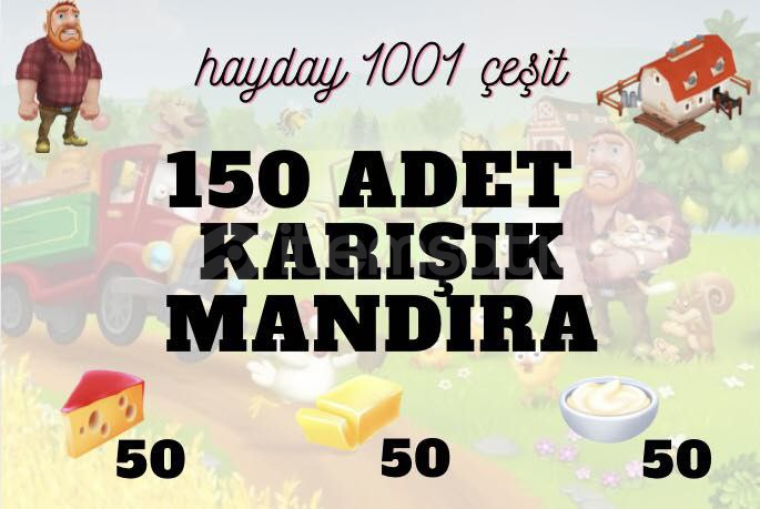 ⭐150 ADET⭐ KARIŞIK MANDIRA⭐ ⭐150 ADET⭐ KARIŞIK MANDIRA⭐