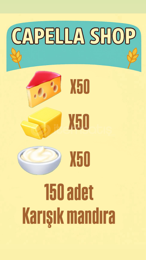 150 adet karışık mandıra 150 adet karışık mandıra