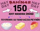 150 ADET MANDIRA ÜRÜNÜ 