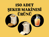 150 ADET ŞEKER MAKİNESİ ÜRÜNÜ 150 ADET ŞEKER MAKİNESİ ÜRÜNÜ