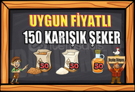 150 KARIŞIK ŞEKER