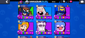 150 kostümlü 8 efsanevili Brawl stars hesabı 