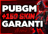 ⭐+150 SKIN GARANTI! PUBGM RANDOM HESAP