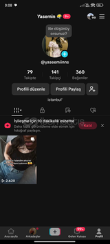 150 takipçili tik tok hesabı 