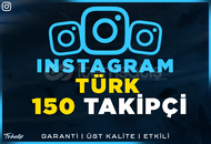 150 Türk Gerçek Takipçi | Garantili - Instagram