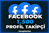 1500 ⭐ FACEBOOK ⭐ PROFİL TAKİPÇİ