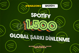 1.500 Global Spotify Dinlenme (Premium)