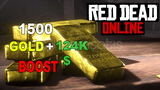 1500 GOLD + 124K $ DOLAR RDR 2 ONLİNE BOOST