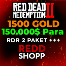 ⭐️1500 Gold + 150.000$ RDR2 Online Boost⭐️