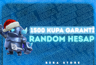 1500 KUPA GARANTİLİ CR RANDOM HESAP