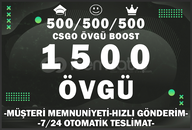 ⭐1500 ÖVGÜ⭐ CS2 YEŞİL GÜVEN FAKTÖRÜ ⭐1500 ÖVGÜ⭐ CS2 YEŞİL GÜVEN FAKTÖRÜ