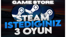 ⭐ +5000 OYUN ⭐ İstediğiniz 3 Oyun + Garanti ⭐