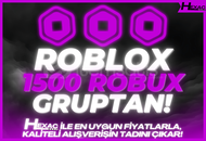 ⭐️1500 ROBUX |✅GRUPTAN BEKLEMESİZ GÖNDERİM!