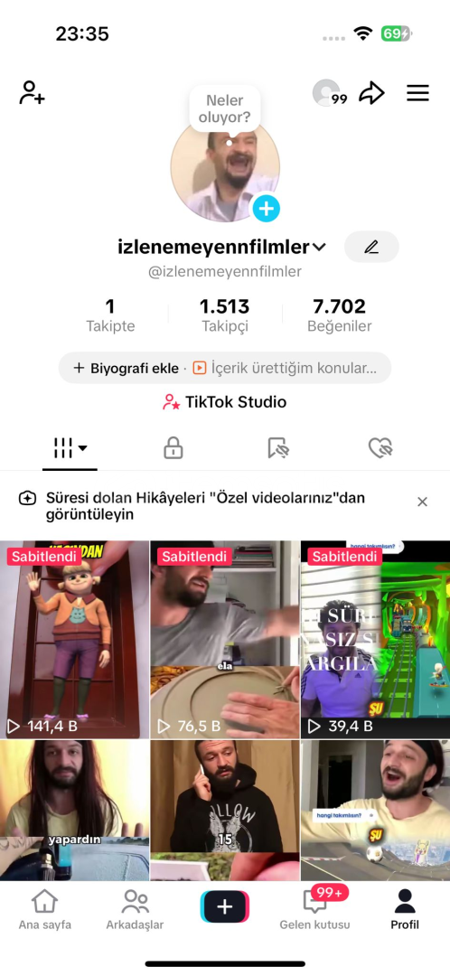 1500 TAKİPÇİ KEŞFET HESABI 1500 TAKİPÇİ KEŞFET HESABI