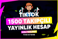 ⭐1500 TAKİPÇİLİ YAYINLIK HESAP MAİLLİ⭐