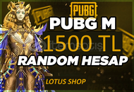 ⭐ 1500 TL PUBG MOBİLE RANDOM HESAP ⭐