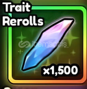 1500 Trait ReRolls Anime Vanguards 