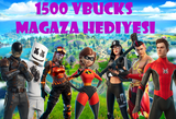 1500 V-bucks değerinde Mağaza hediyesi