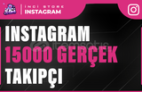 15000 İnstagram Gerçek Takipçi - GARANTİLİ