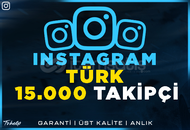 15.000 Türk Gerçek Takipçi | Garantili - İg