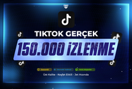 150.000 Tiktok İzlenme | Garanti | Jet Hızında