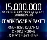 15.000.000 Dosyalık Dev Grafiker Paketi 