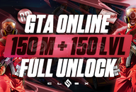✨150M Cash + 150 Level + Full Unlock | GTA✨