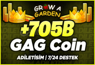 ⭐705B COİN⭐GROW A GARDEN COİNS
