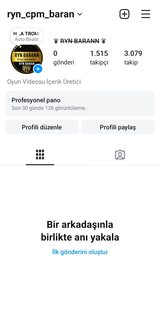 1.515 takipçili instagram hesabı 