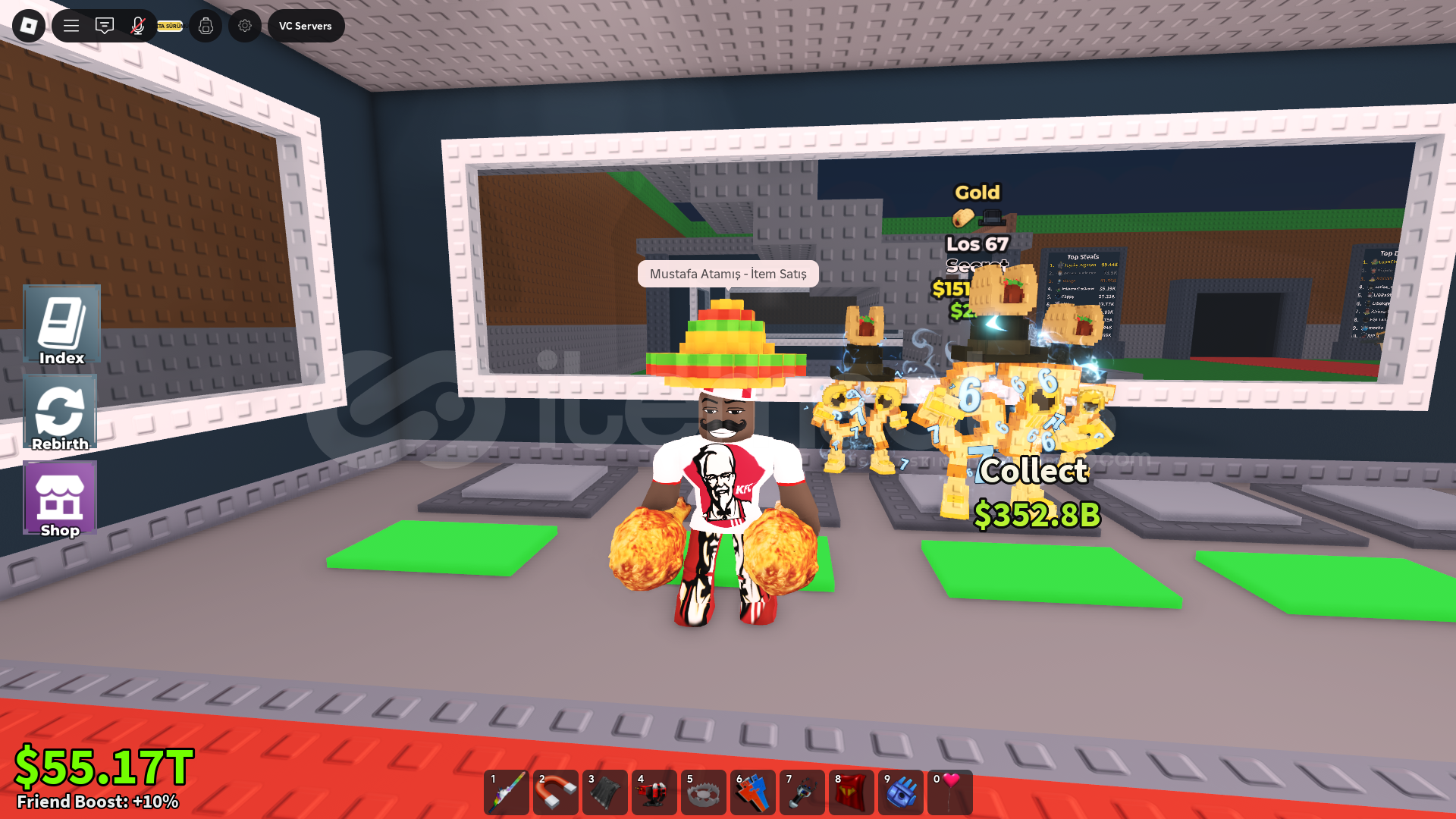 ⚡+151.8m/s Los 67⚡Steal A Brainrot ⚡+151.8m/s Los 67⚡Steal A Brainrot