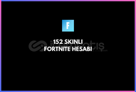 152 SKINLI FORTNITE HESABI
