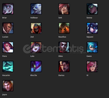 ⭐153 Seviye 91 Karakter 36 Skin Lol TR Hesap⭐