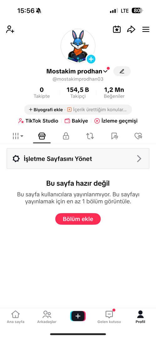 155 K tiktok hesabı  155 K tiktok hesabı