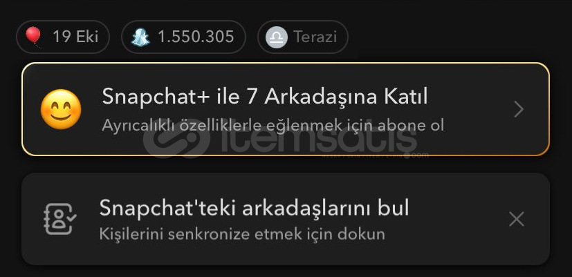 ⚡️ 1.55M Snap Puanlı Temiz Snapchat Hesabı ⚡️ ⚡️ 1.55M Snap Puanlı Temiz Snapchat Hesabı ⚡️