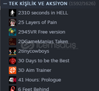 1592 TANE OYUN ! (Stockda 1 Hesap) 1592 TANE OYUN ! (Stockda 1 Hesap)