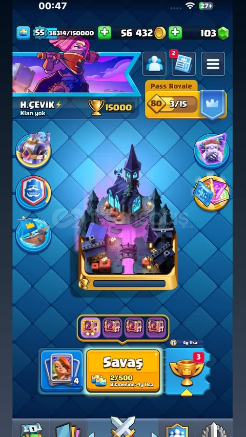 15K KUPA⭐️55 LVL 8 ELİT 11 EVRİM⭐️EFSANE 15K KUPA⭐️55 LVL 8 ELİT 11 EVRİM⭐️EFSANE