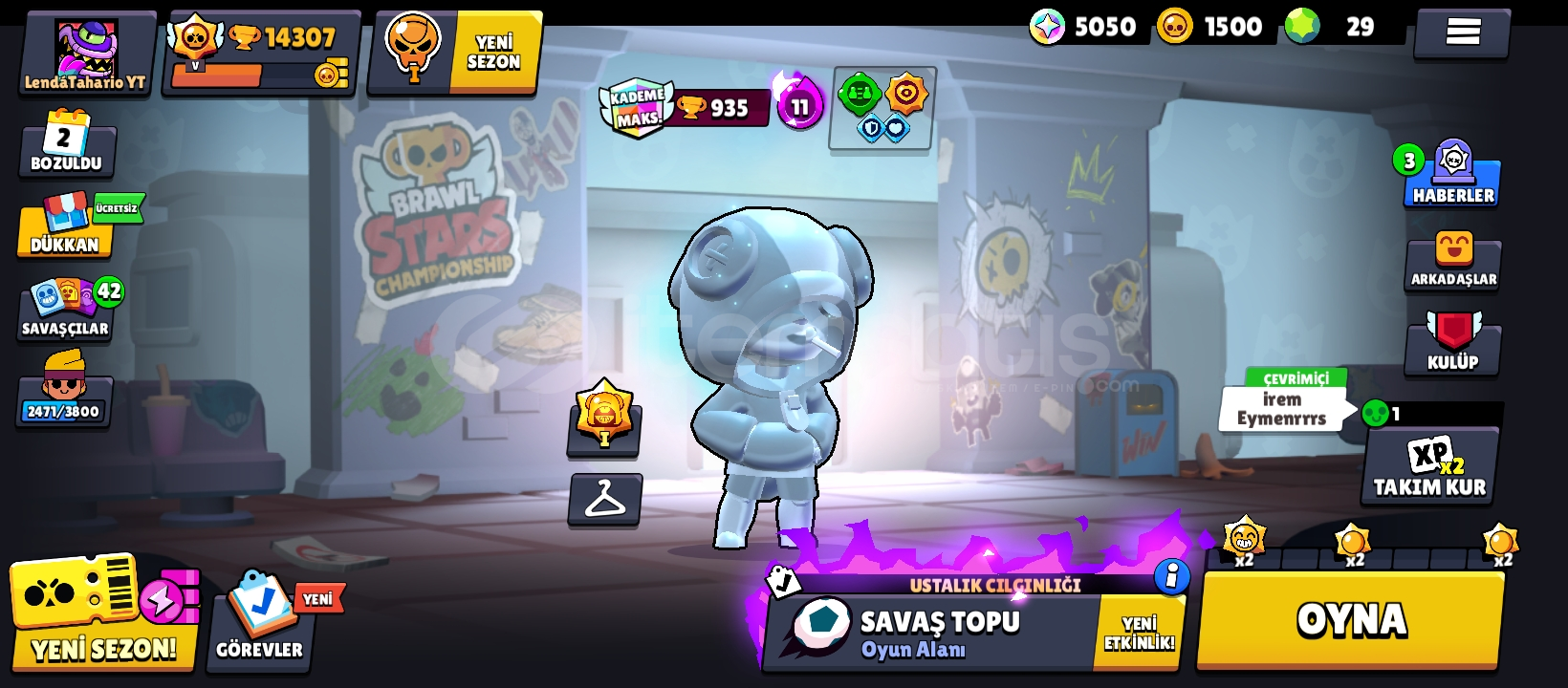 15k temiz brawl stara hesabi 15k temiz brawl stara hesabi