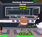 ⭐[15M/s] Nuclearo Dinossauro⚡Steal A Brainrot