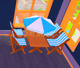 75x Beach Set My Restaurant