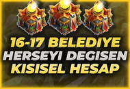 ⭐[16-17 BELEDİYE] GARANTİ MAİL DEĞİŞEN HESAP⭐