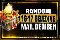 ⭐[16-17 Seviye Belediye] Garanti Mail Değişen⭐