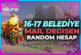 ⭐[16-17 Seviye Belediye] Garanti Mail Değişen⭐